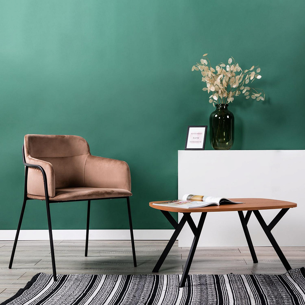 Стол журнальный R-Home Flora Q Вишня Локарно - 8