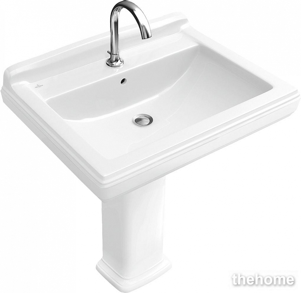 Раковина Villeroy & Boch Hommage 7101 75 R2 star white - 11