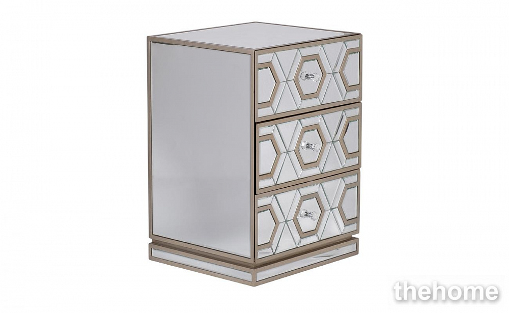 KFG044 Тумба зеркальная 3 ящика  46*42*66см Garda Decor - 2