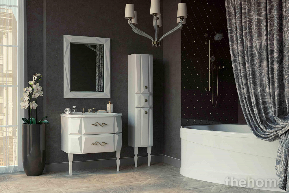 Зеркало 1Marka Brilliant/Cristal 70*90 Light, с подогревом - 2