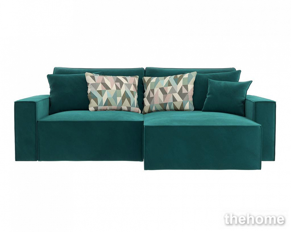 Диван угловой DeeOne Корсо-3 AAA41378004 изумрудный - TheHome
