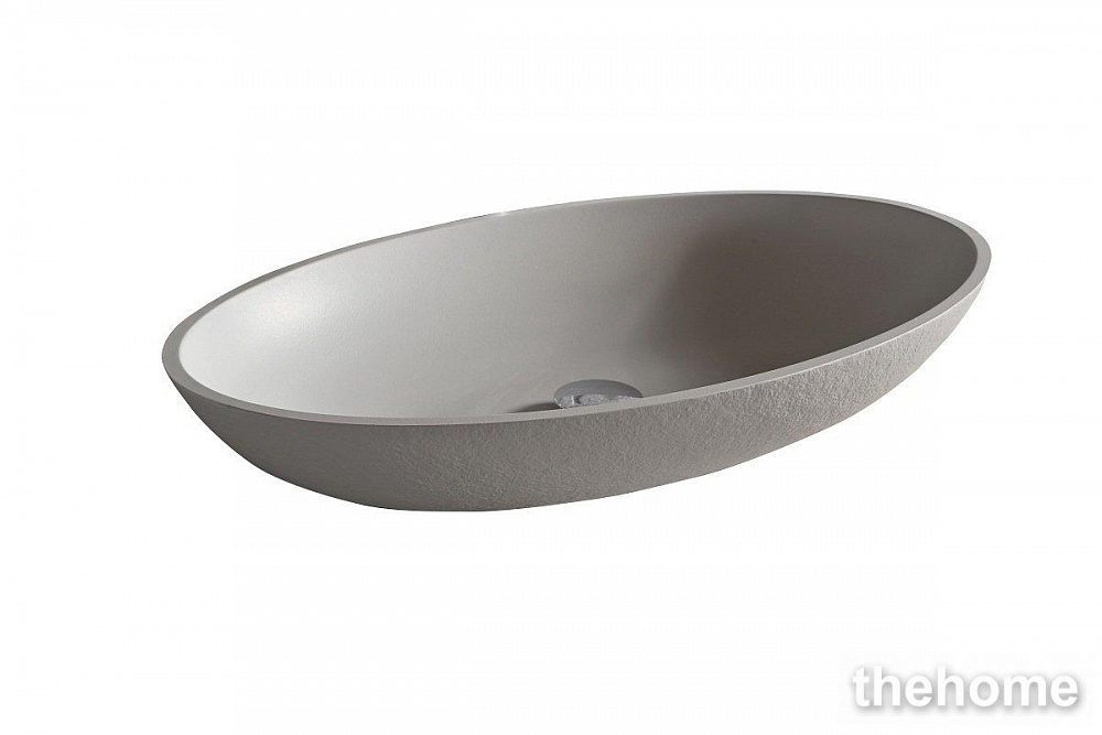 Раковина накладная Acquabella Lavabo ON-TOP LAVABO_ON-TOP_OVAL_SLATE_MARFIL 58х38х11 см marfil - TheHome