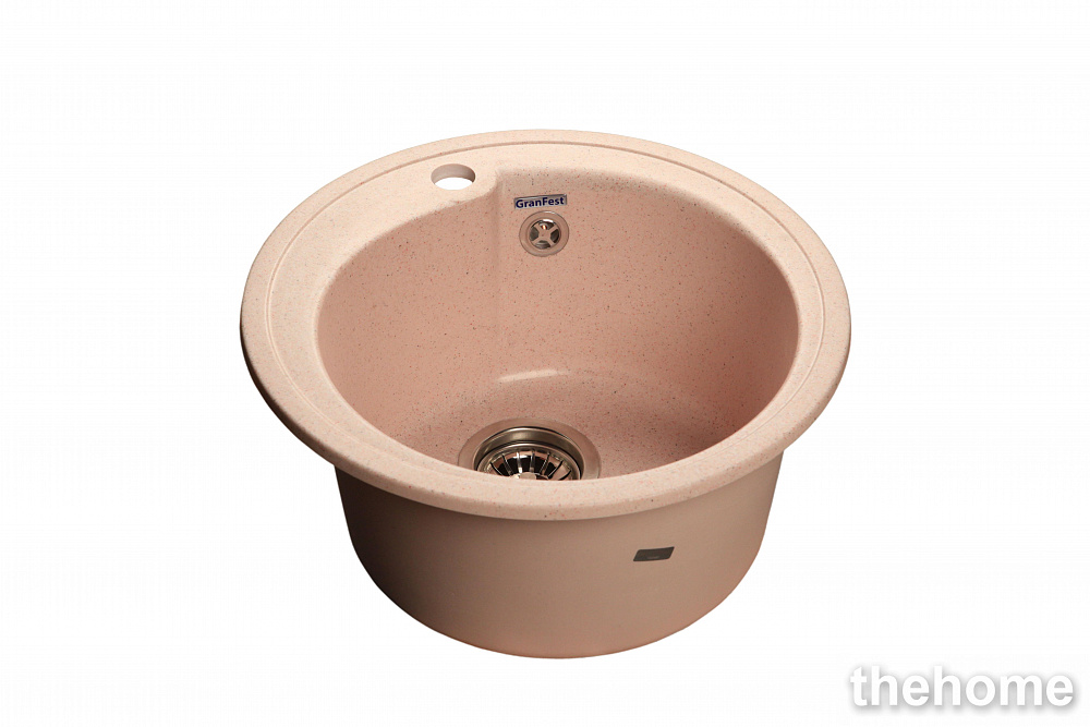 Кухонная мойка GranFest Rondo GF-R450 429500 светло-розовая - TheHome