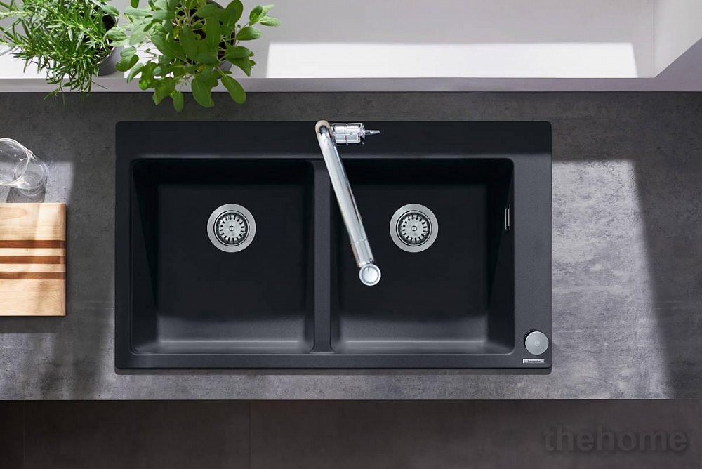 Смеситель Hansgrohe Metris для кухонной мойки 73806000 хром - 2