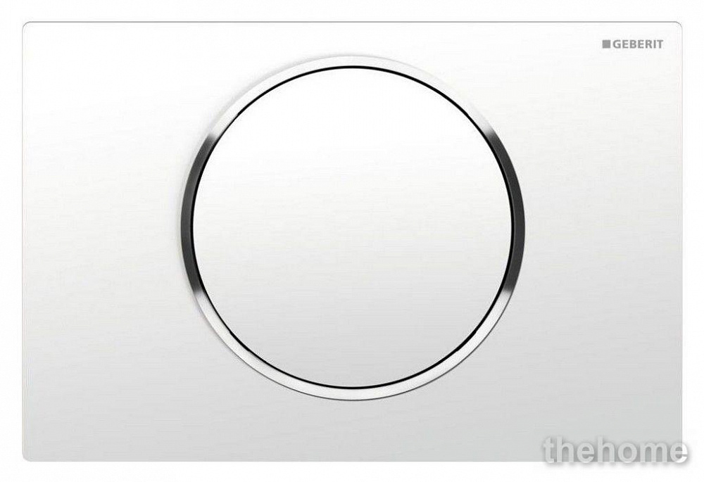 Клавиша смыва для унитаза Geberit Sigma 10 115.758.KJ.5 белая / хром - TheHome