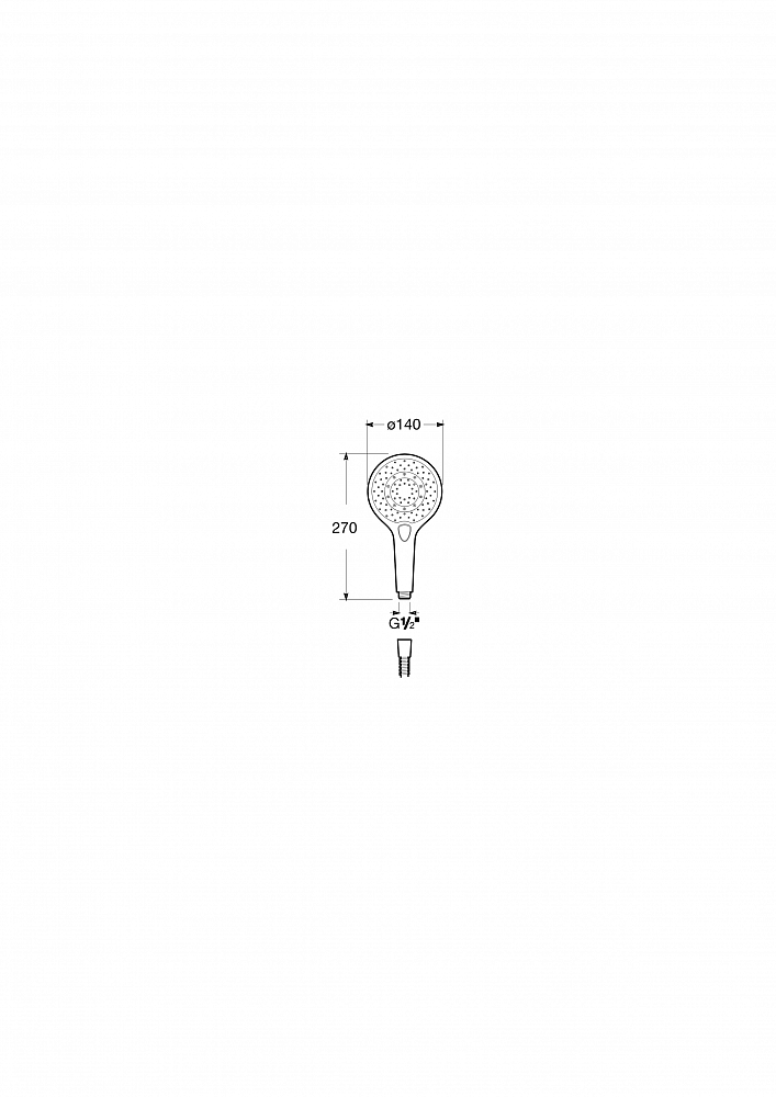 Ручной душ Roca Plenum 5B1111C00 - 3